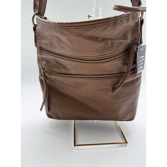 Brown Bueno Handbag Brown adjustable strap Lined Crossbody Purse Shoulder Bag - Picture 2 of 13